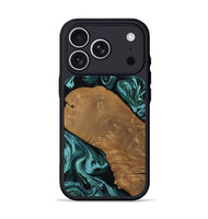 iPhone 17 Pro Wood Phone Case - Esther (Green, 807473)