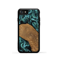 iPhone SE Wood Phone Case - Esther (Green, 807473)
