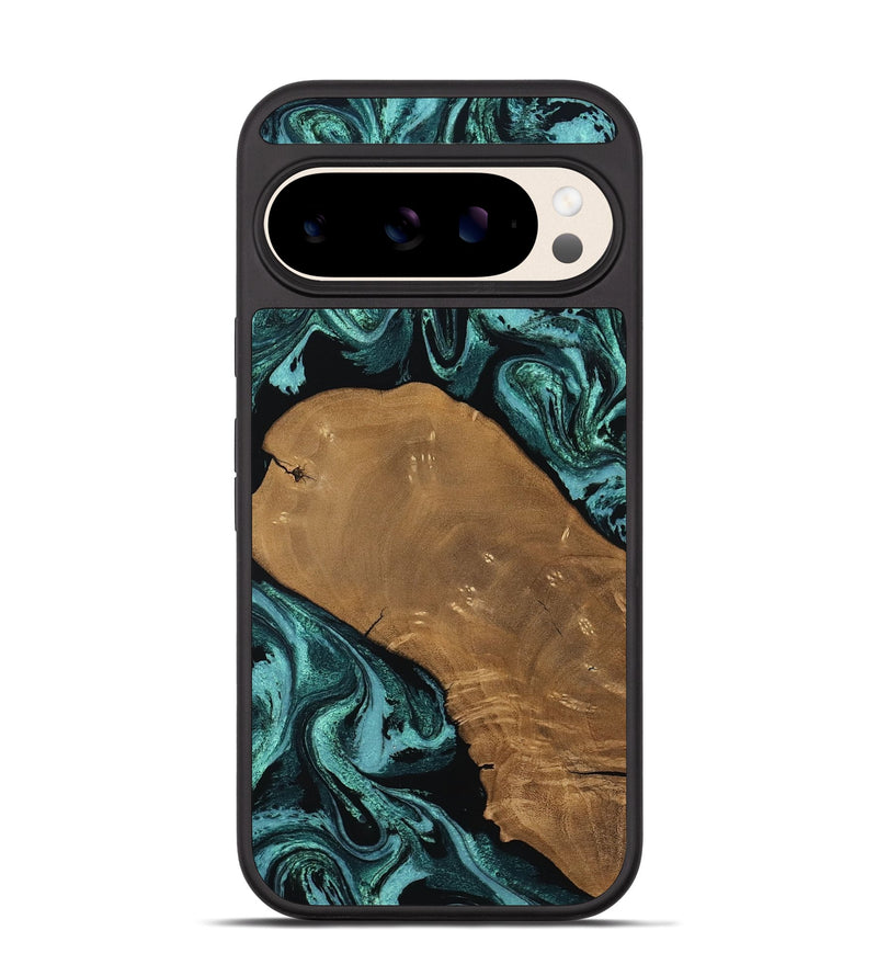 Pixel 10 Wood Phone Case - Esther (Green, 807473)