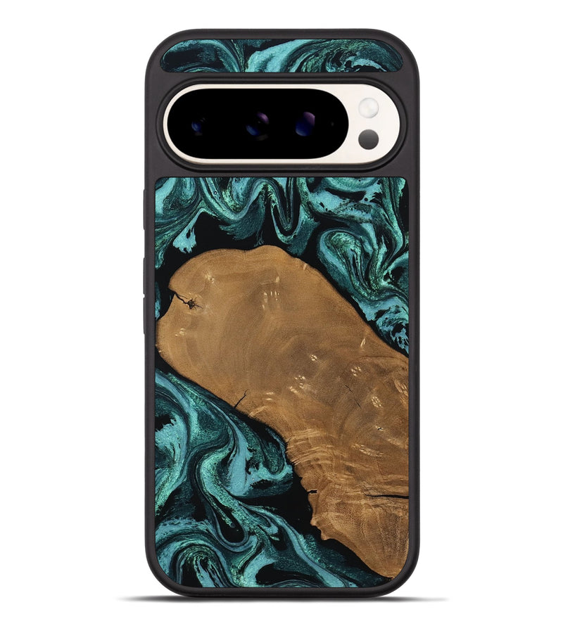 Pixel 9 Pro XL Wood Phone Case - Esther (Green, 807473)