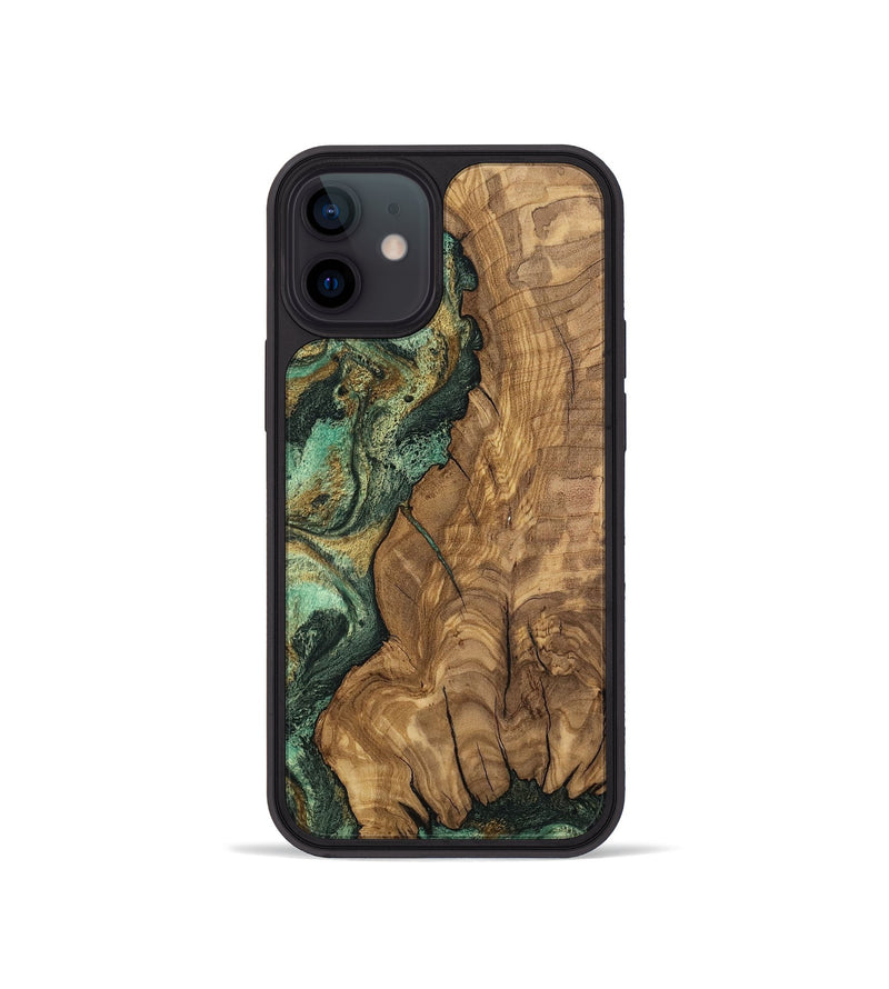 iPhone 12 mini Wood Phone Case - Rupert (Green, 807474)