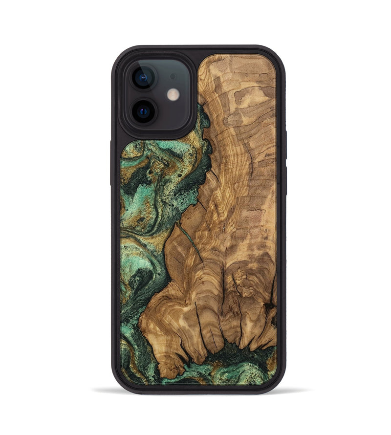 iPhone 12 Wood Phone Case - Rupert (Green, 807474)