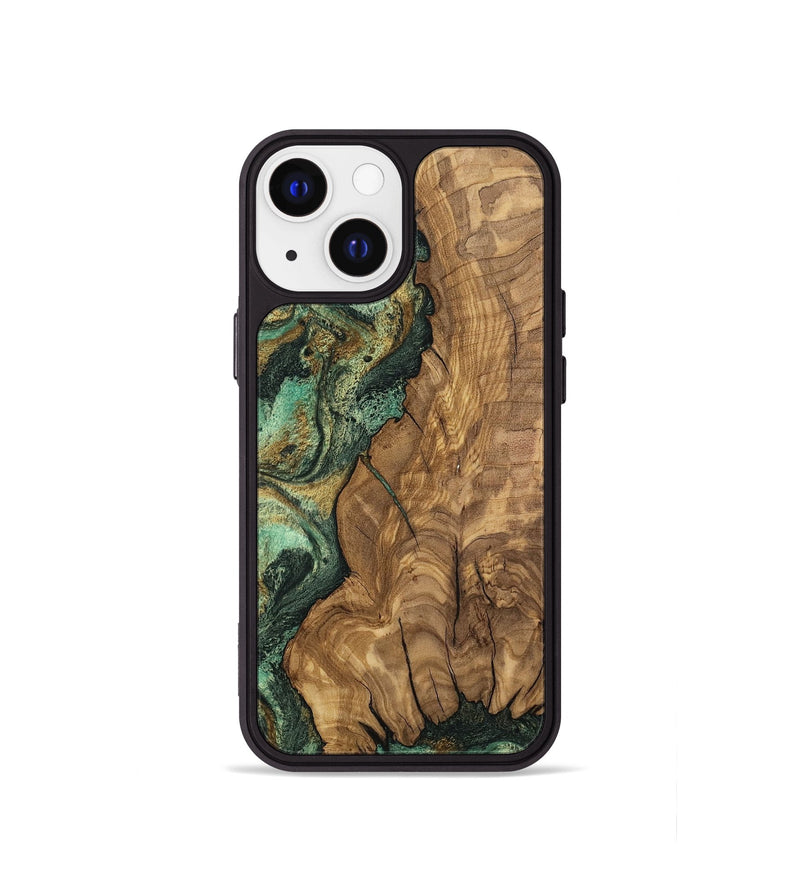 iPhone 13 mini Wood Phone Case - Rupert (Green, 807474)