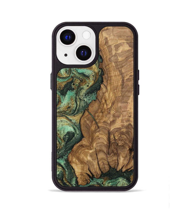 iPhone 13 Wood Phone Case - Rupert (Green, 807474)