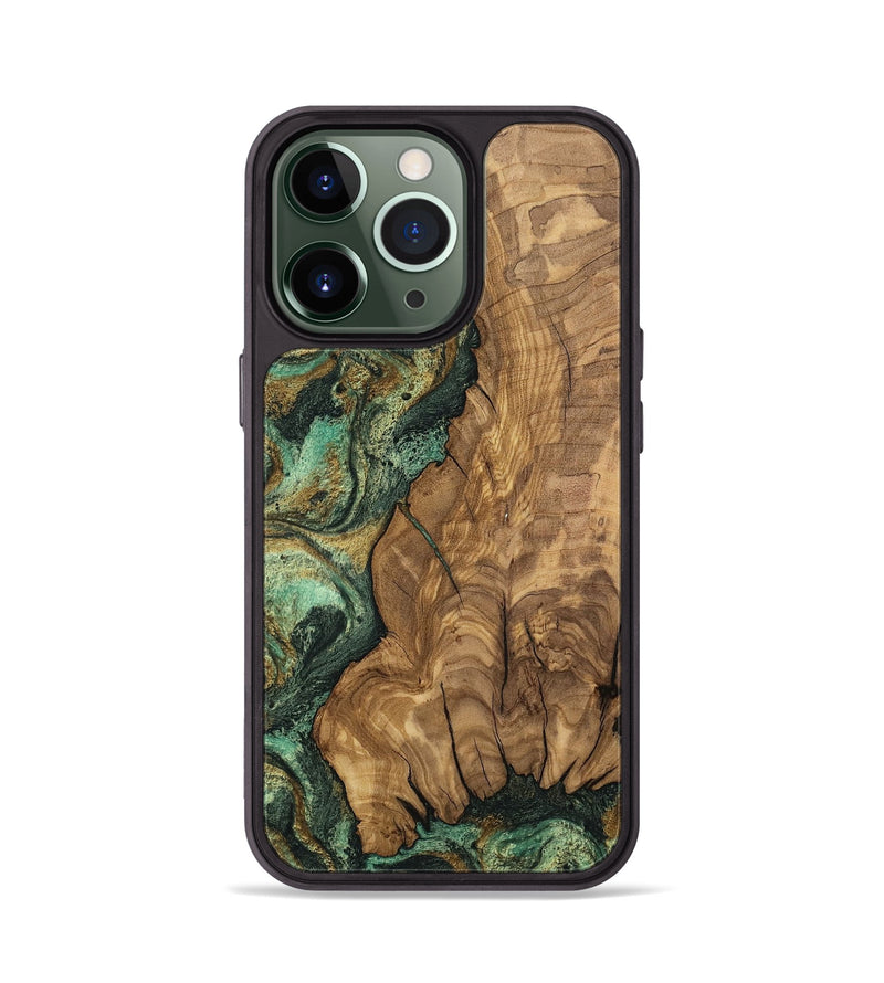 iPhone 13 Pro Wood Phone Case - Rupert (Green, 807474)