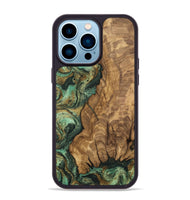 iPhone 14 Pro Max Wood Phone Case - Rupert (Green, 807474)
