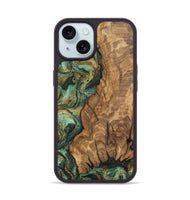 iPhone 15 Wood Phone Case - Rupert (Green, 807474)