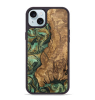 iPhone 15 Plus Wood Phone Case - Rupert (Green, 807474)