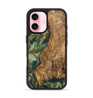 iPhone 16 Wood Phone Case - Rupert (Green, 807474)