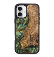 iPhone 16 Plus Wood Phone Case - Rupert (Green, 807474)