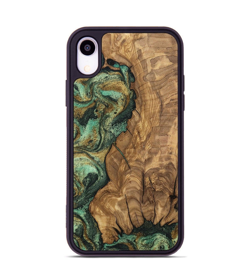 iPhone Xr Wood Phone Case - Rupert (Green, 807474)