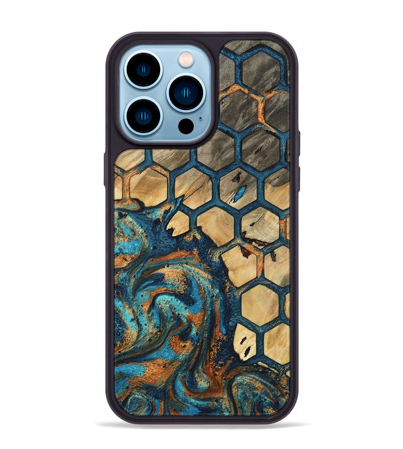 iPhone 14 Pro Max Wood Phone Case - Rob (Pattern, 807475)