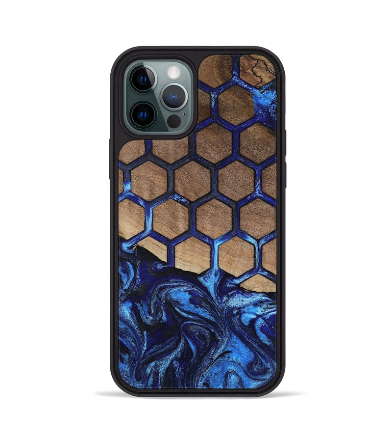 iPhone 12 Pro Wood Phone Case - Saanvi (Pattern, 807477)