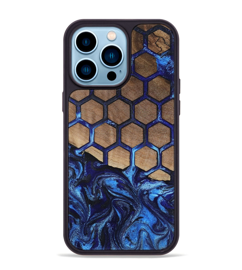 iPhone 14 Pro Max Wood Phone Case - Saanvi (Pattern, 807477)