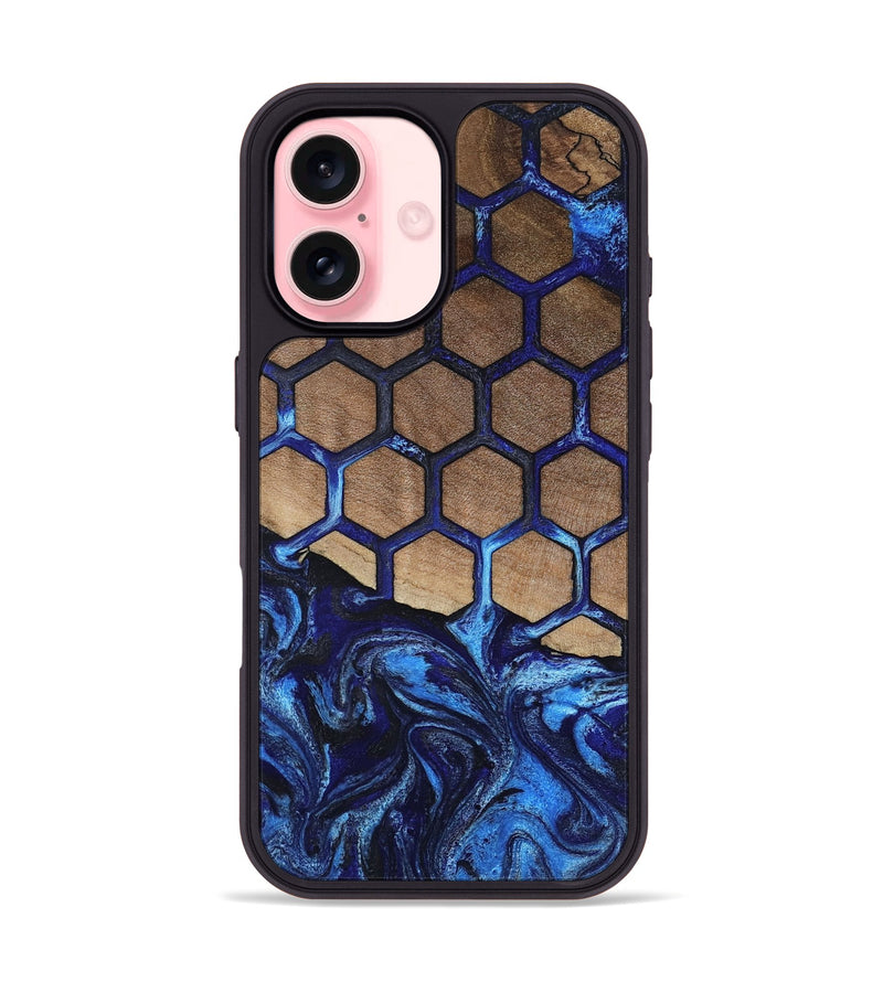 iPhone 16 Wood Phone Case - Saanvi (Pattern, 807477)