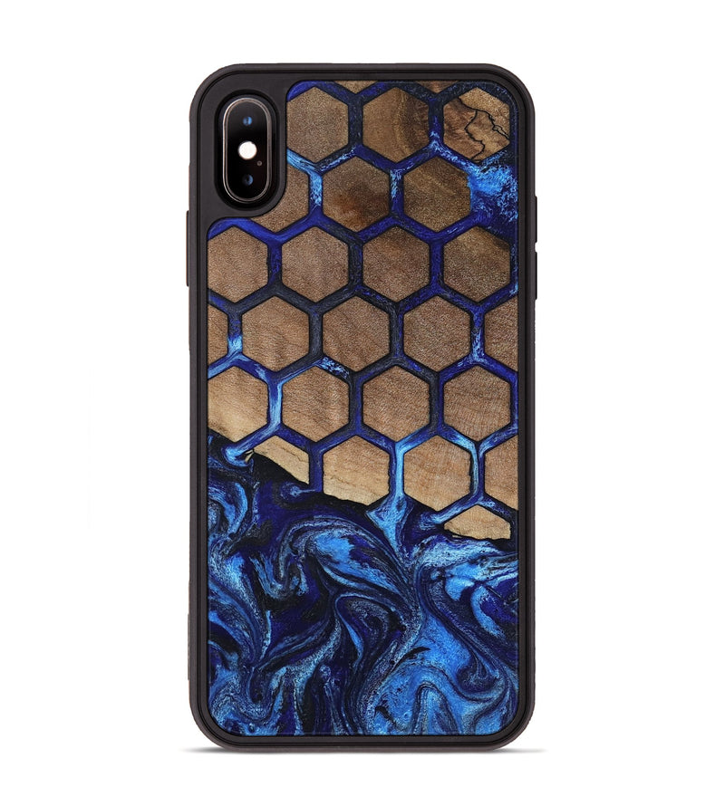 iPhone Xs Max Wood Phone Case - Saanvi (Pattern, 807477)