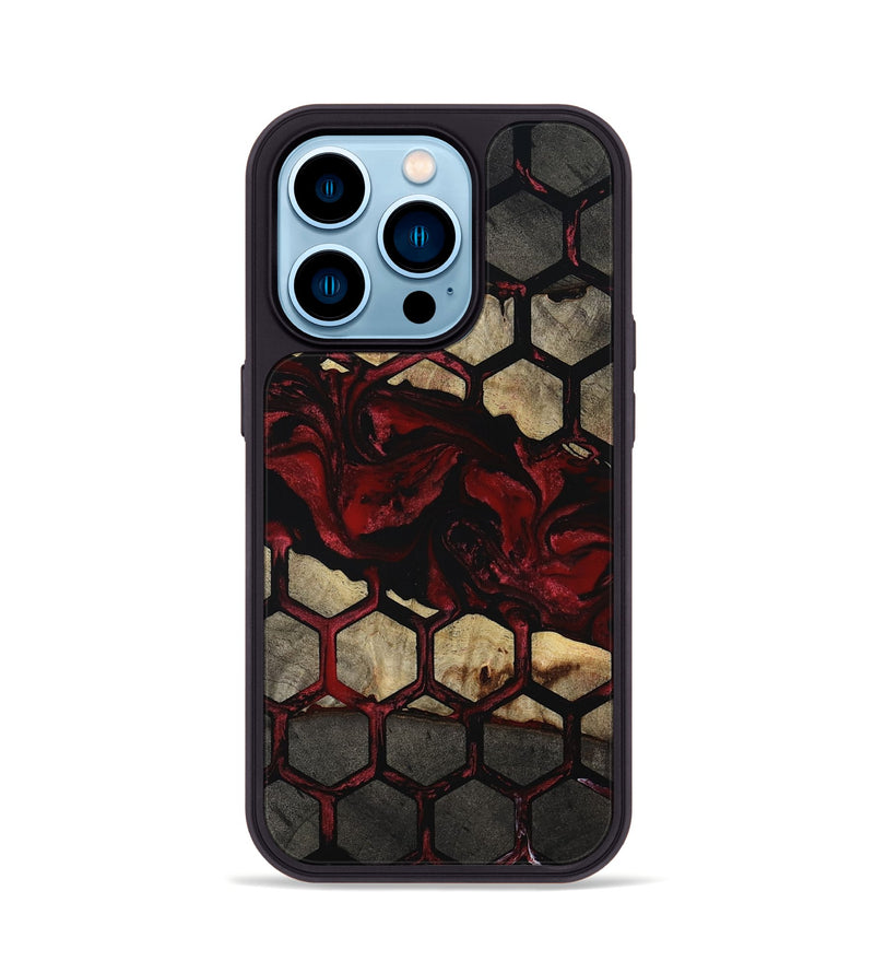 iPhone 14 Pro Wood Phone Case - Gene (Pattern, 807479)