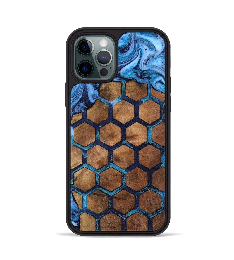 iPhone 12 Pro Wood Phone Case - Manuela (Pattern, 807480)