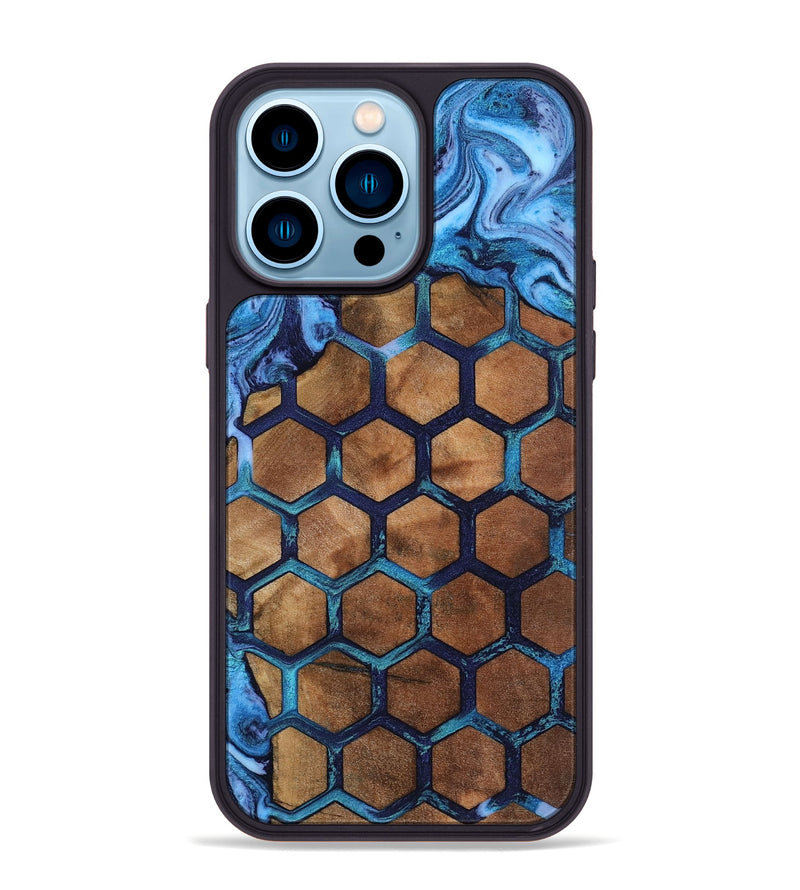 iPhone 14 Pro Max Wood Phone Case - Manuela (Pattern, 807480)
