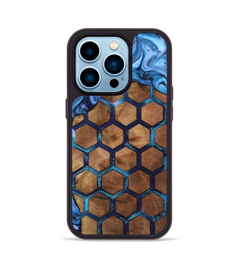 iPhone 14 Pro Wood Phone Case - Manuela (Pattern, 807480)