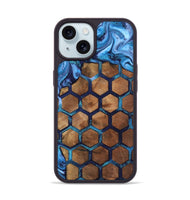 iPhone 15 Wood Phone Case - Manuela (Pattern, 807480)