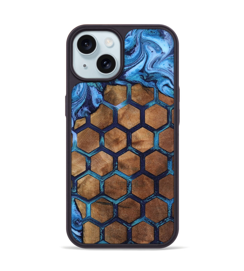 iPhone 15 Wood Phone Case - Manuela (Pattern, 807480)