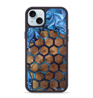 iPhone 15 Plus Wood Phone Case - Manuela (Pattern, 807480)