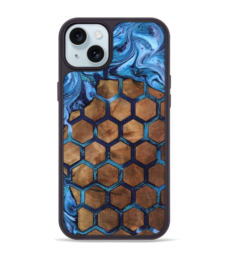 iPhone 15 Plus Wood Phone Case - Manuela (Pattern, 807480)