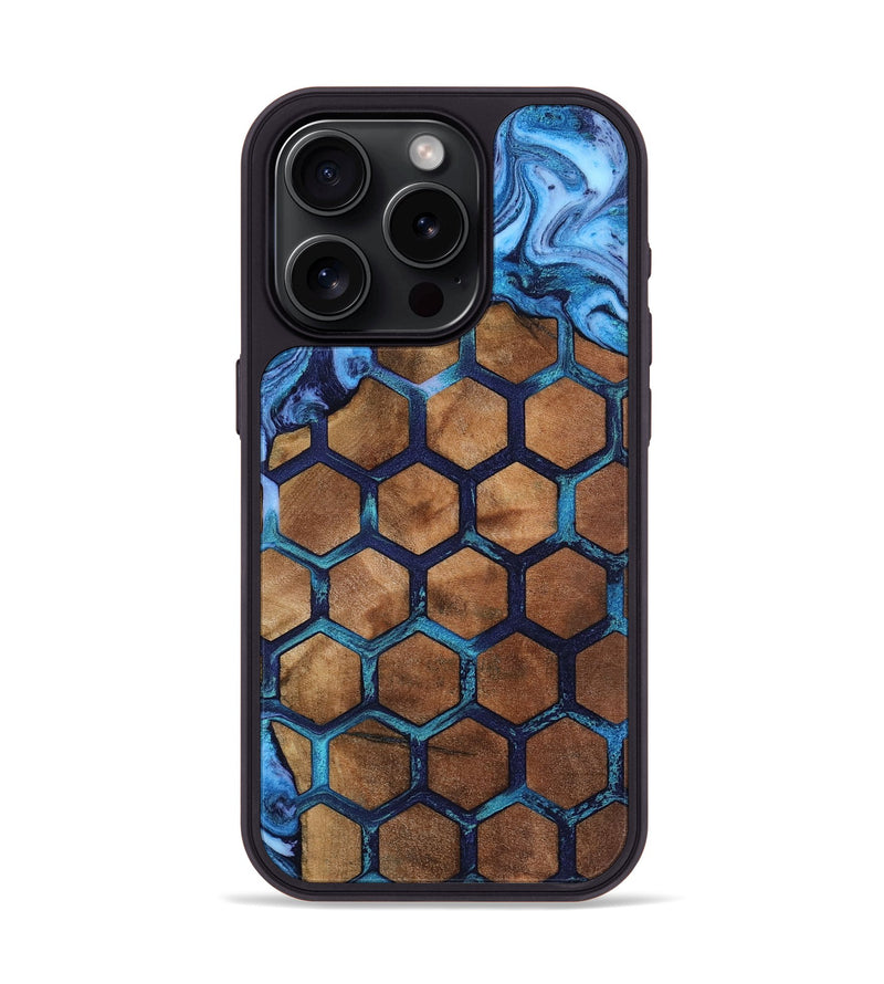 iPhone 15 Pro Wood Phone Case - Manuela (Pattern, 807480)