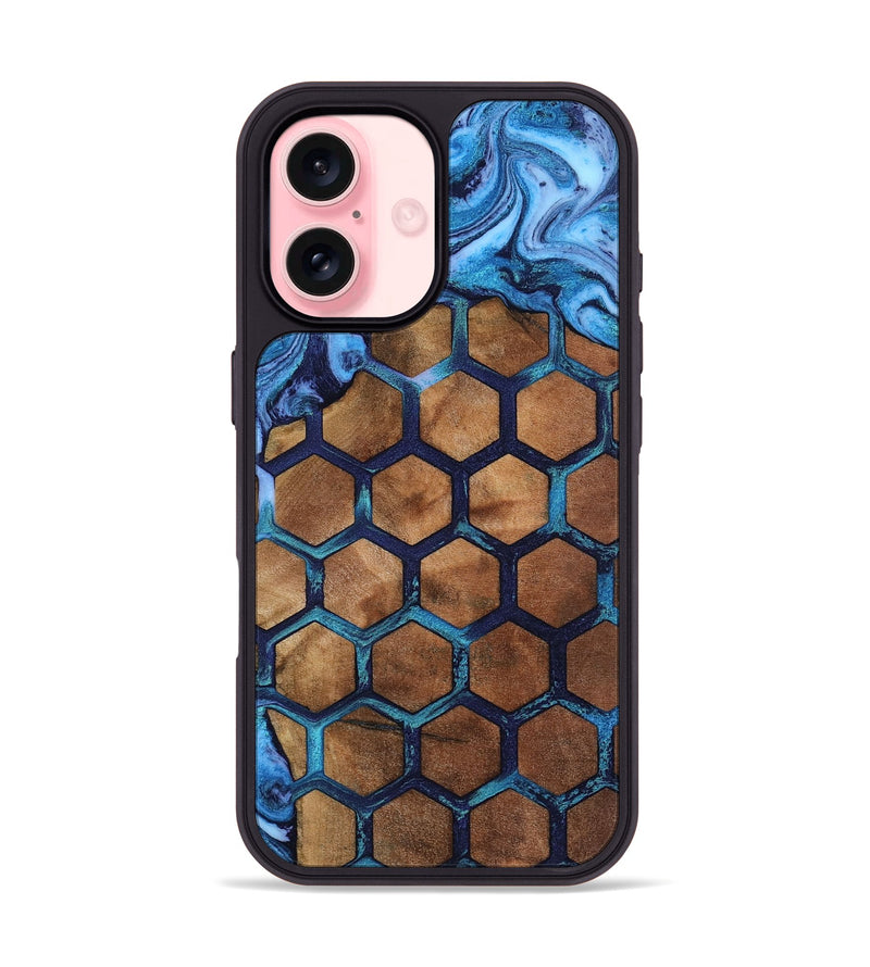 iPhone 16 Wood Phone Case - Manuela (Pattern, 807480)