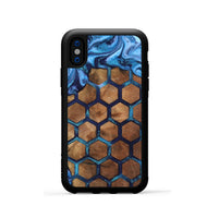 iPhone Xs Wood Phone Case - Manuela (Pattern, 807480)