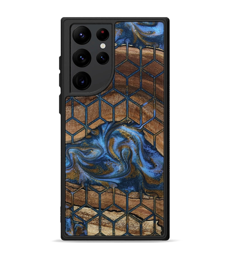 Galaxy S22 Ultra Wood Phone Case - Mona (Pattern, 807481)