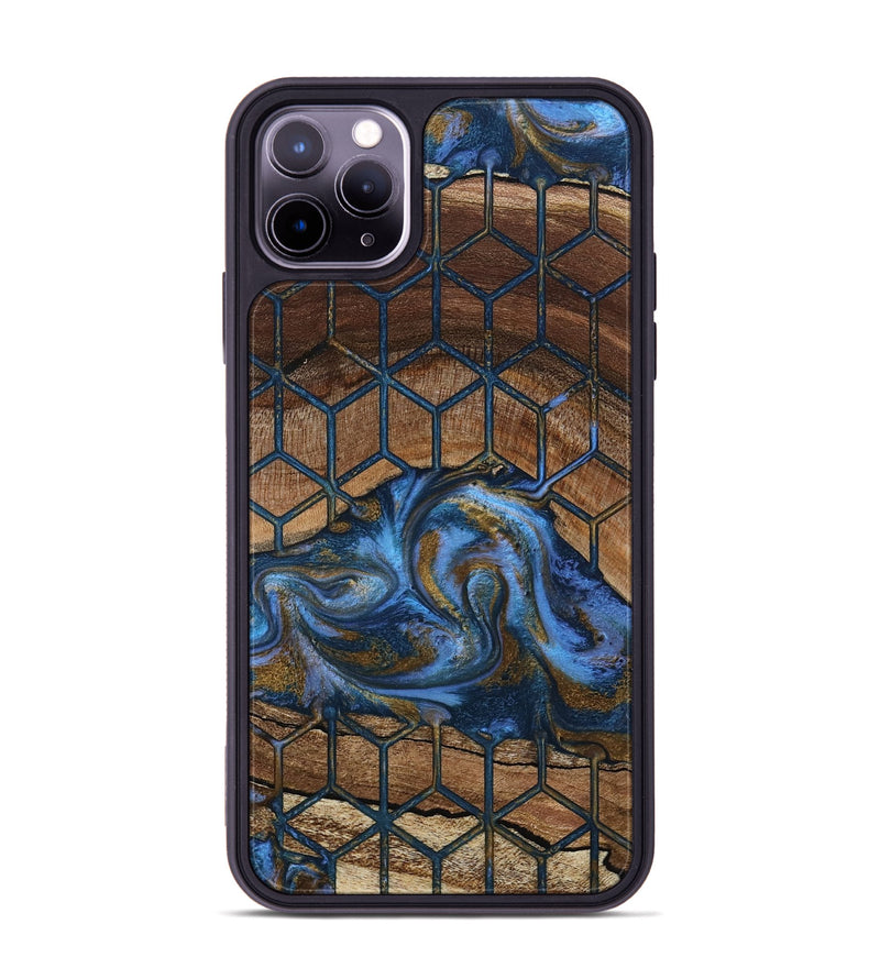 iPhone 11 Pro Max Wood Phone Case - Mona (Pattern, 807481)