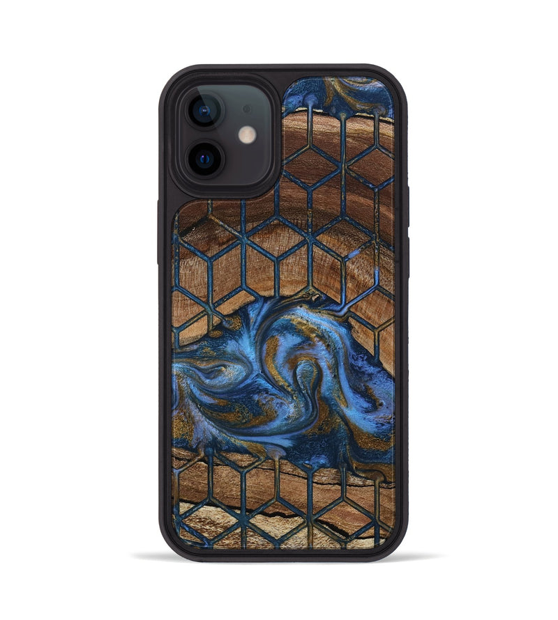 iPhone 12 Wood Phone Case - Mona (Pattern, 807481)