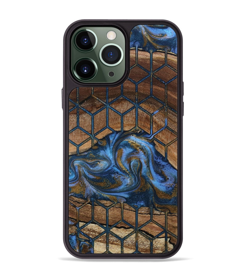 iPhone 13 Pro Max Wood Phone Case - Mona (Pattern, 807481)