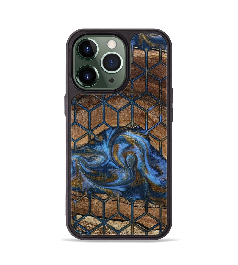 iPhone 13 Pro Wood Phone Case - Mona (Pattern, 807481)