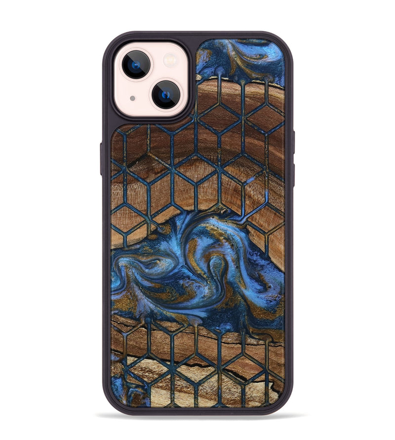 iPhone 14 Plus Wood Phone Case - Mona (Pattern, 807481)