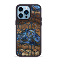 iPhone 14 Pro Max Wood Phone Case - Mona (Pattern, 807481)