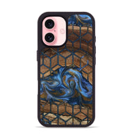 iPhone 16 Wood Phone Case - Mona (Pattern, 807481)