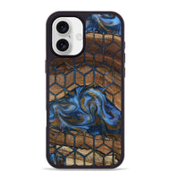 iPhone 16 Plus Wood Phone Case - Mona (Pattern, 807481)