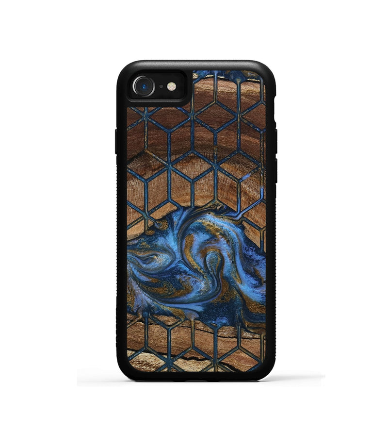 iPhone SE Wood Phone Case - Mona (Pattern, 807481)