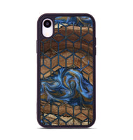 iPhone Xr Wood Phone Case - Mona (Pattern, 807481)