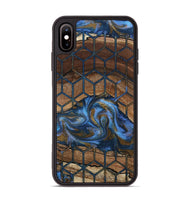 iPhone Xs Max Wood Phone Case - Mona (Pattern, 807481)