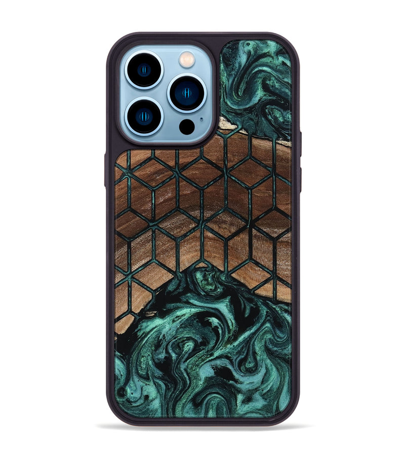 iPhone 14 Pro Max Wood Phone Case - Daja (Pattern, 807482)