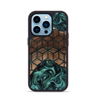 iPhone 14 Pro Wood Phone Case - Daja (Pattern, 807482)