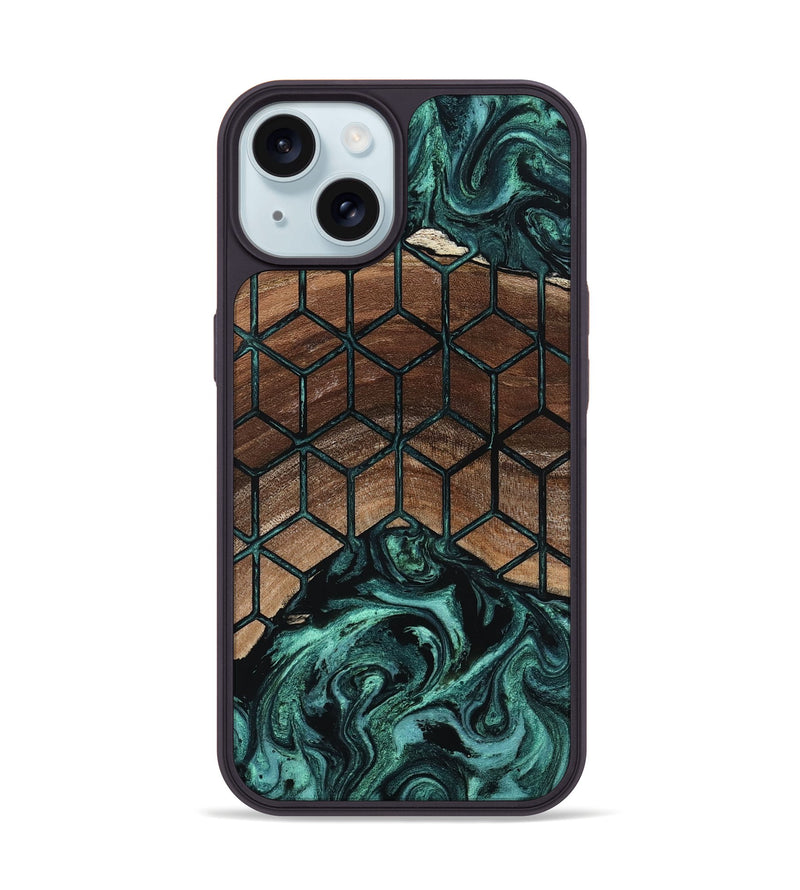 iPhone 15 Wood Phone Case - Daja (Pattern, 807482)