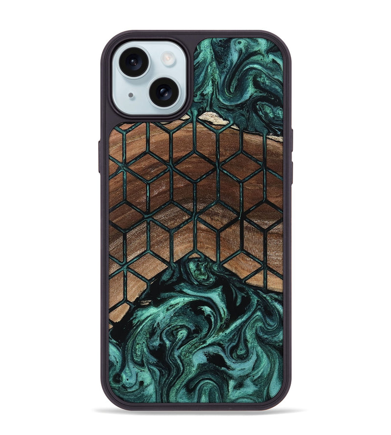 iPhone 15 Plus Wood Phone Case - Daja (Pattern, 807482)