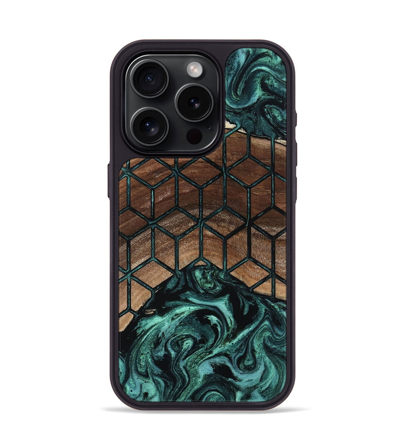 iPhone 15 Pro Wood Phone Case - Daja (Pattern, 807482)