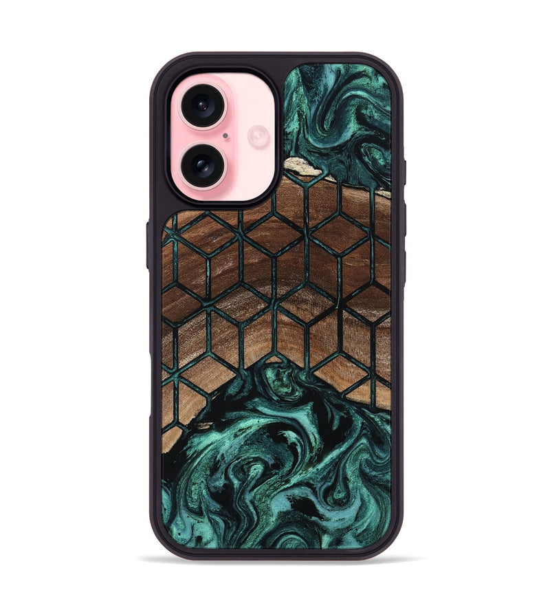 iPhone 16 Wood Phone Case - Daja (Pattern, 807482)