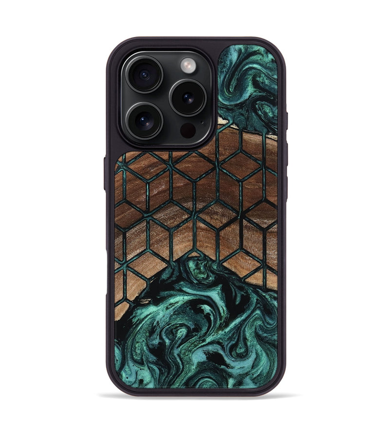 iPhone 16 Pro Wood Phone Case - Daja (Pattern, 807482)